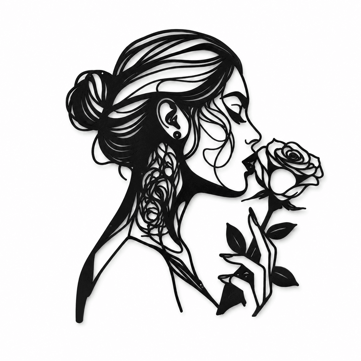 Beso a la rosa