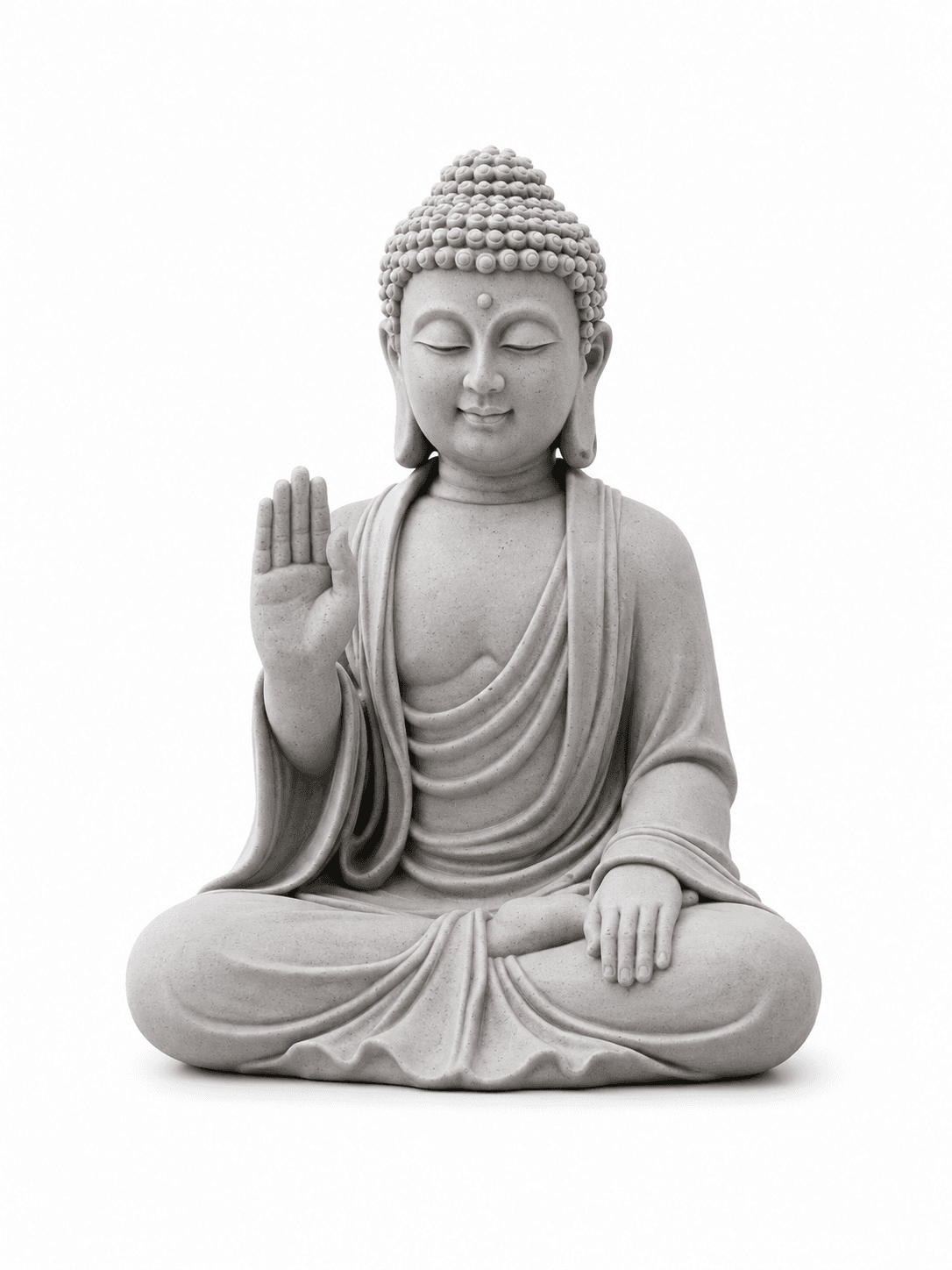 Buda con la mano levantada