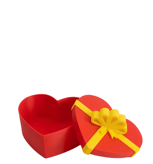 Corazon con moño