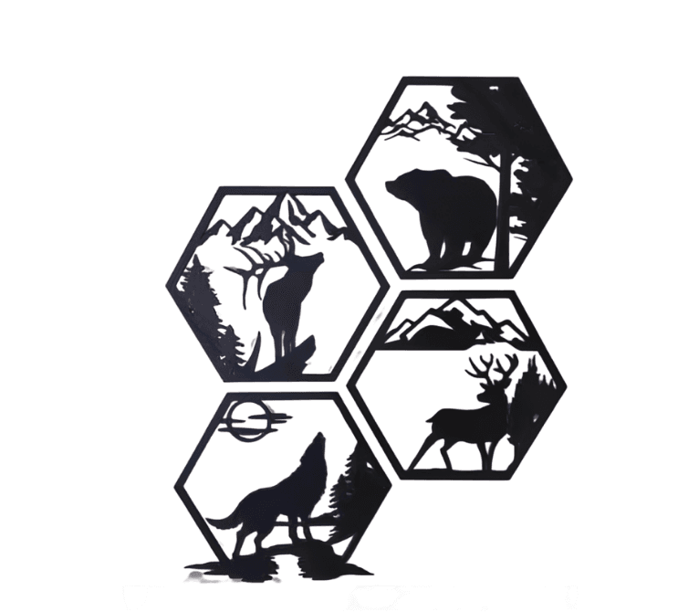 Hexagono animales